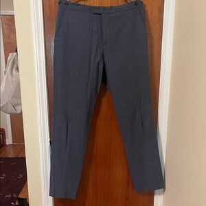 Reiss Men’s Heathered Navy Dress Pants